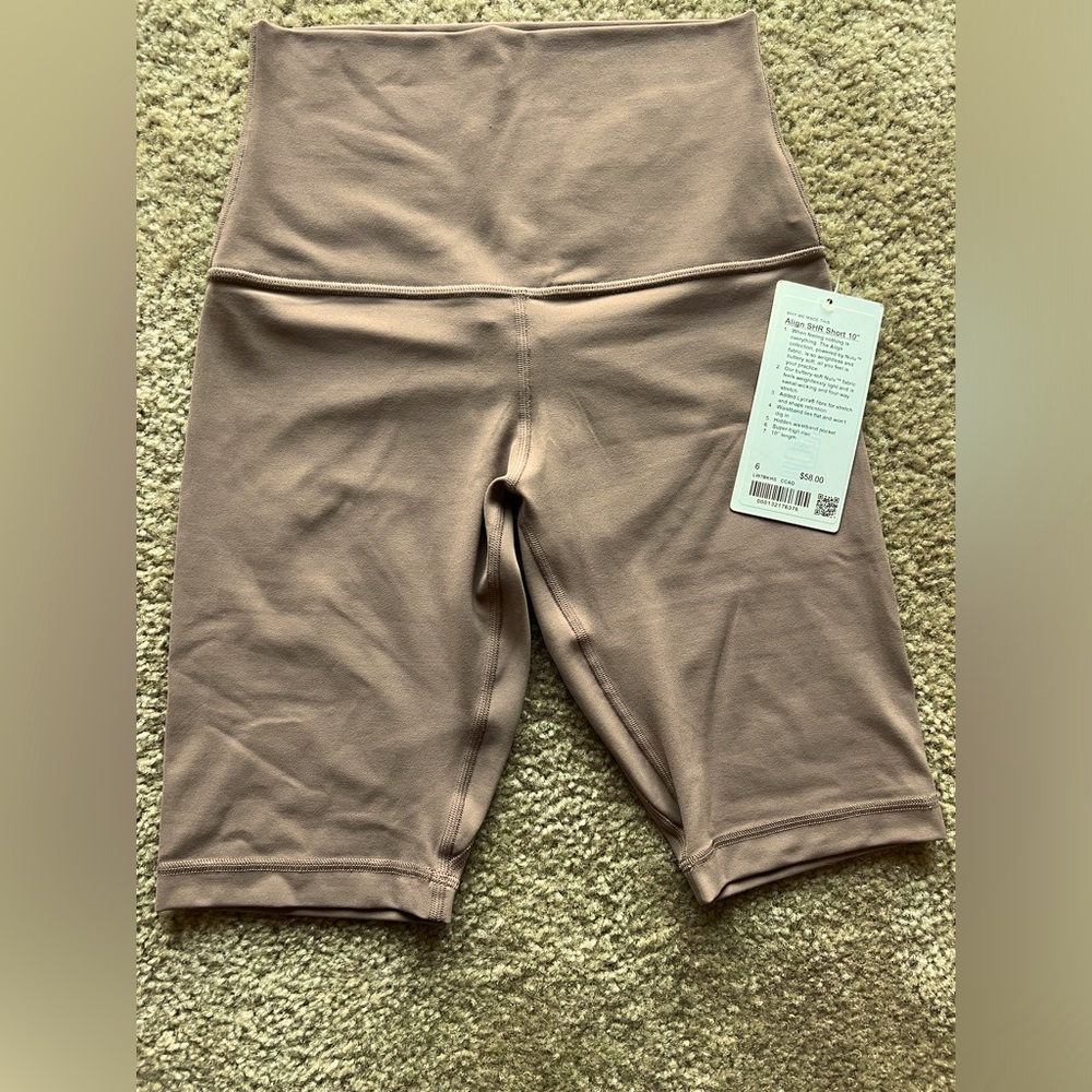 Lululemon Align short, 10” size 6